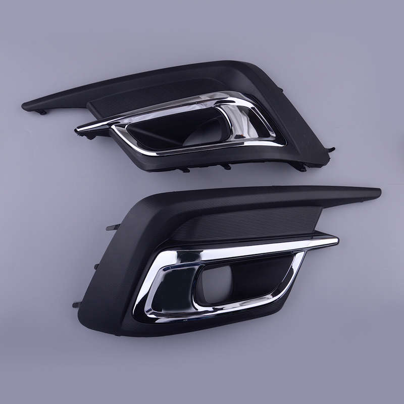 1pair Front Bumper Fog Light Cover Grill Bezel Fit For Subaru Legacy 2018 2019