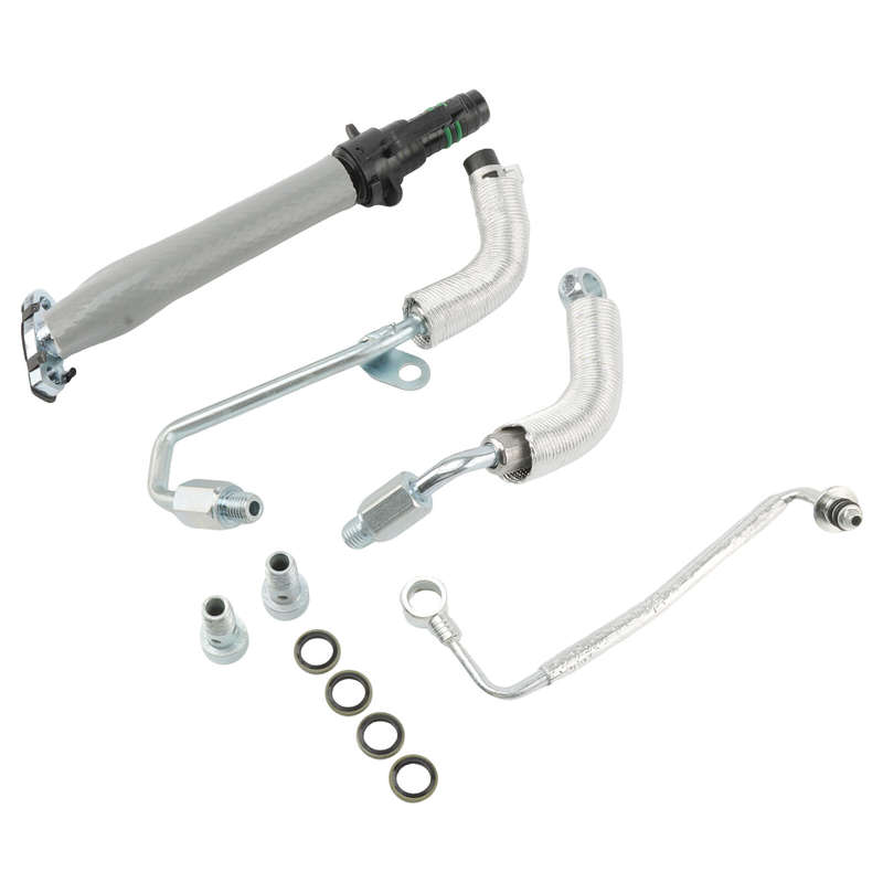 4Pcs For Cruze Sonic Trax Encore 1.4L Turbo Oil Return Drain & Oil Feed Pipe Kit