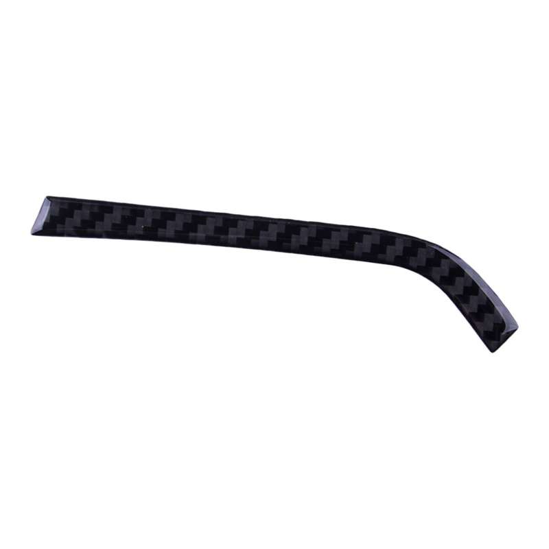 Carbon Fiber Left Side Dashboard Panel Trim Cover Decor Fit For Tesla Model S