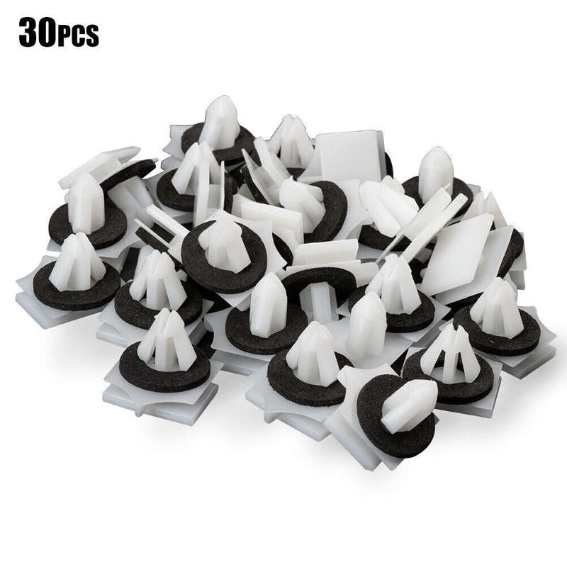 30PCS Moulding Clips Rocker Panel Deck Lid New W716503-S300 For Ford Fusion MKZ