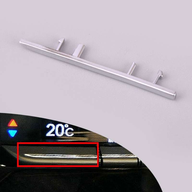 Center Left A/C TEMP Switch Button Trim Strip Fit for Mercedes-Benz E-Class W212
