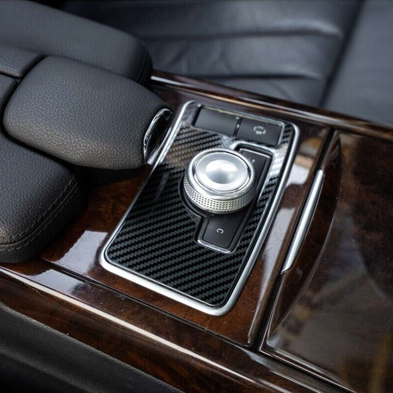 Center Console Multimedia Knob Panel Cover Trim Fit for Mercedes W212 2009-2011