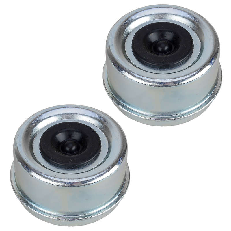 2x 1.98" Trailer Camper RV Camper Axle Dust Cap Grease Cover Extra Plug New