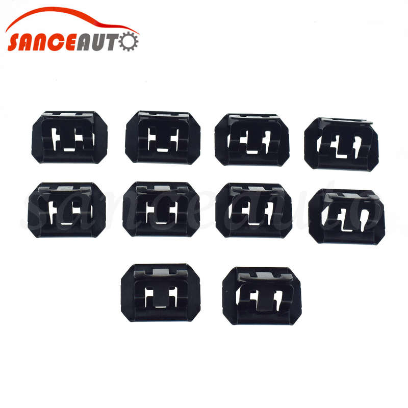 10PCS Front Bumper Cover Grille Fastener Clip for Chevrolet Avalanche 1999-2006