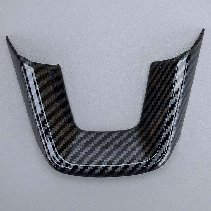 Carbon Fiber Texture Steering Wheel Cover Trim Fit For Honda Civic 11th 2022~