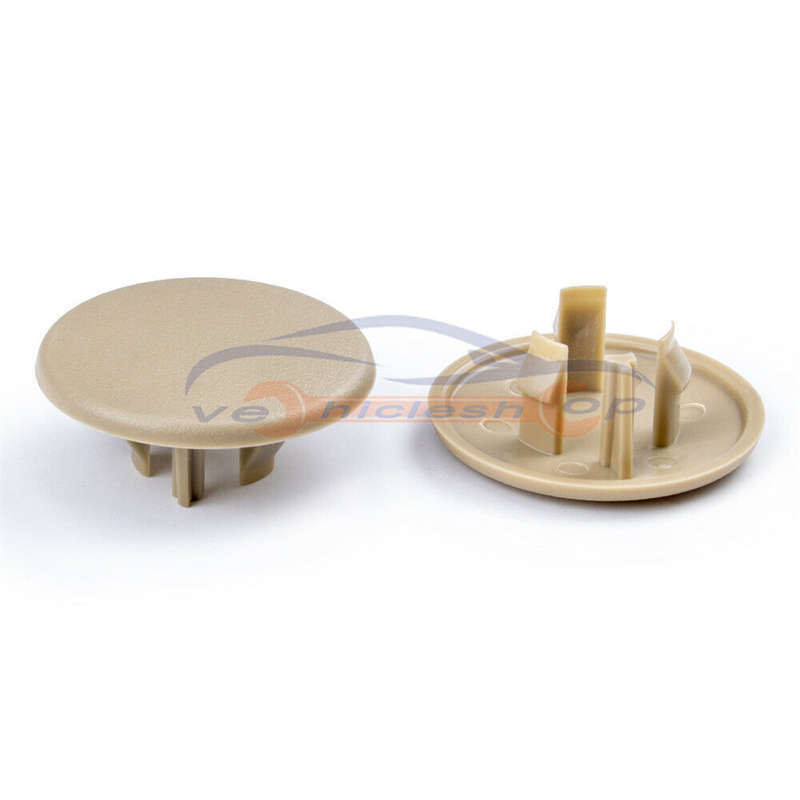 2x Beige Rear Seat Armrest Bolt Cover Cap For 07-18 Chevy Suburban GMC Yukon USA