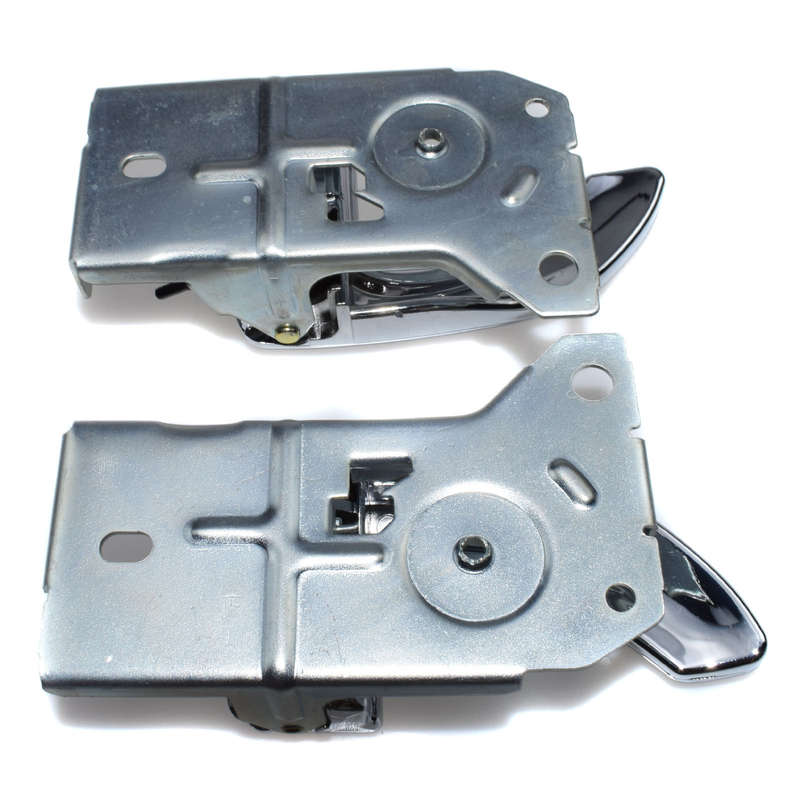 New Pair Inside Door Handles Front Left Right Chrome for Kia 2003-2009 Sorento