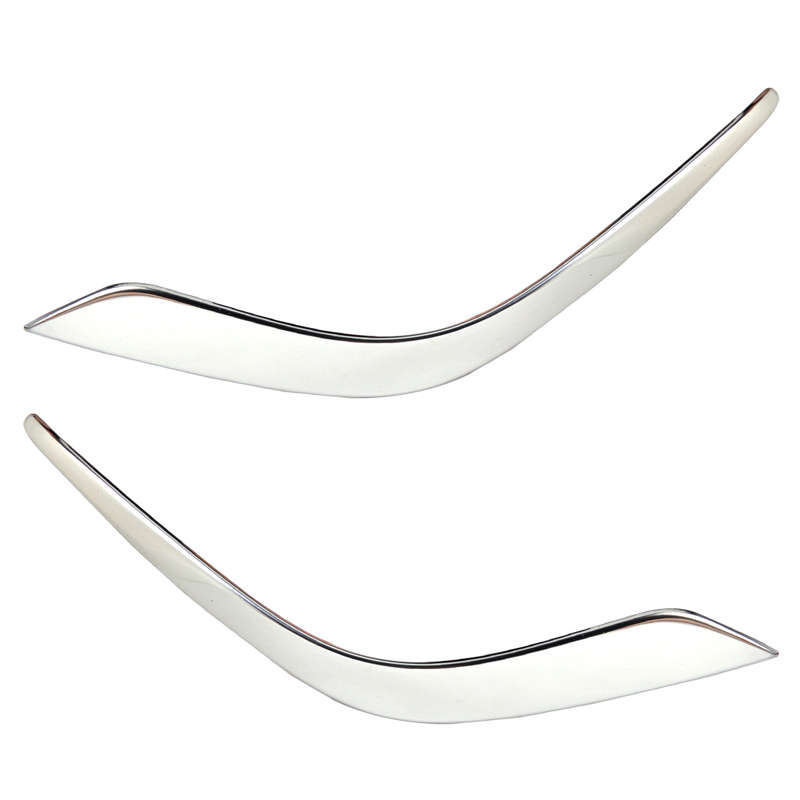 Chrome Plated Fog Light Lamp Cover Eyebrow Trim Fit for Mazda 6 Atenza 2013-2016