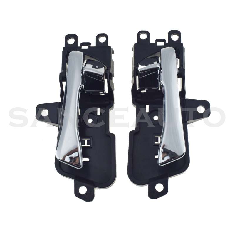 2PC Front Rear Left Right Inside Chrome Door Handle For Hyundai Sonata 2011-2015