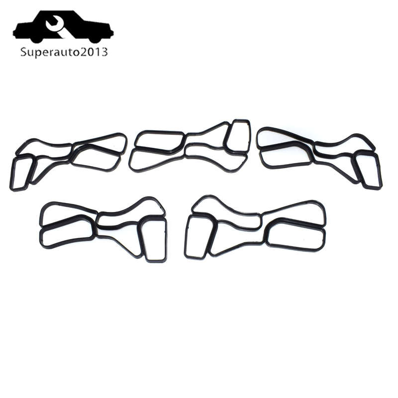 5PCS For Mercedes-Benz ML350 SLK350 C230 New Engine Oil Cooler Gasket 2721840280