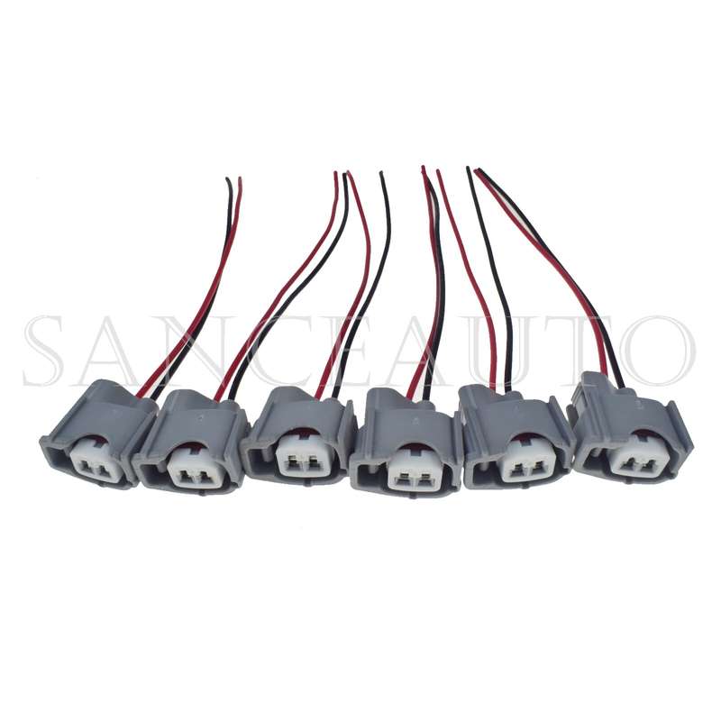 Fuel Injector Wire Connector 6PCS For Toyota Camry Avalon Highlander RAV 4 3.5L
