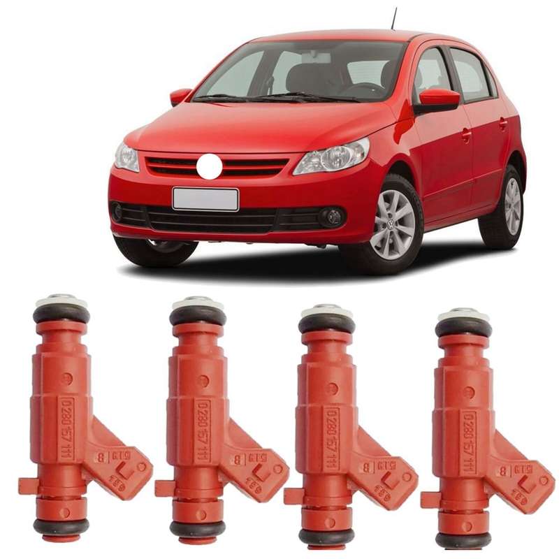 4X Fuel Injector Nozzle 0280157111 For Golf/ Voyage 1.0L 8V 032908031S 2007-2014