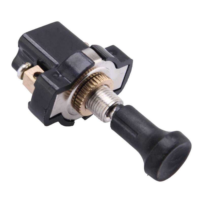 2x DC 12V 8mm Thread Mount Electrical Auto Car ON-OFF Push-Pull Switch A6