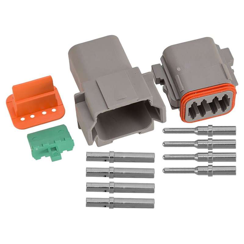 4 Set 8-Pin Automotive Electrical Connector Plug Kit Fit For Deutsch DT ASSY