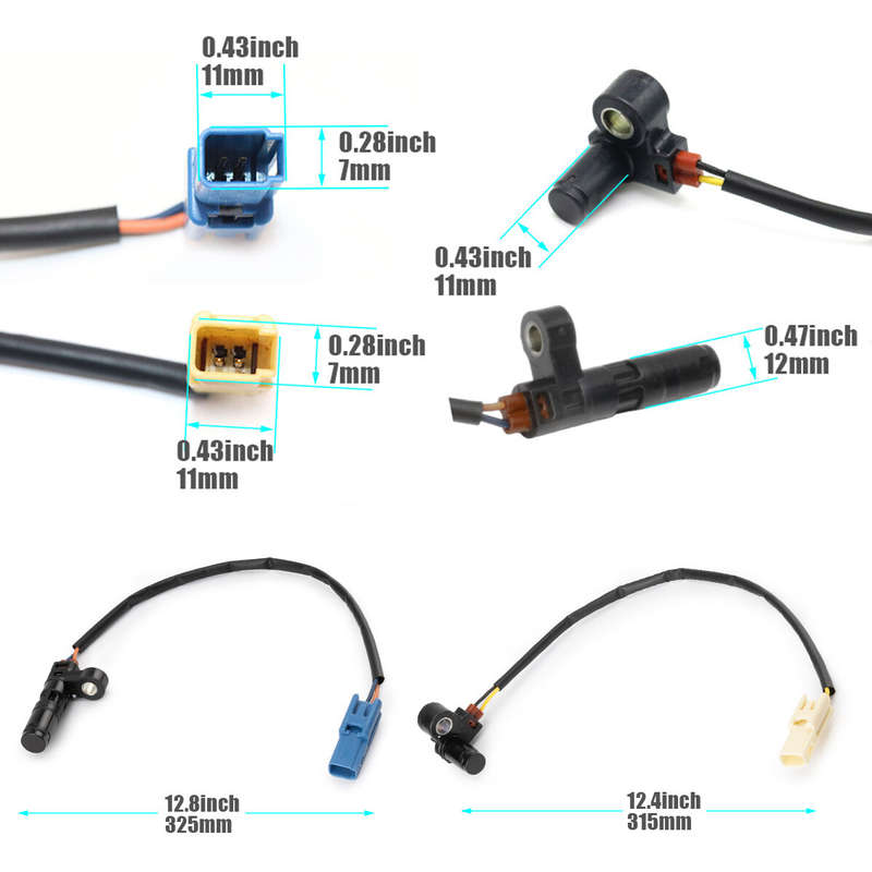 For Volkswagen Jetta Input+Output Speed Sensor 2005-2015 09G927321B 09M927321B
