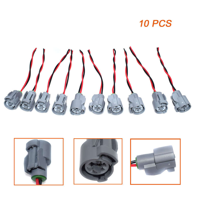 10PCS For Honda Integra Civic IAT inlet Air Temperature Fan Knock Sensor Plug