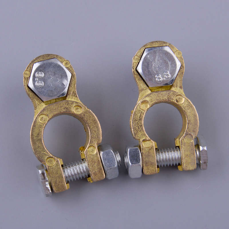 2xAuto Battery Terminal Connectors Top Post Car Battery Cable Terminal Clamp ct