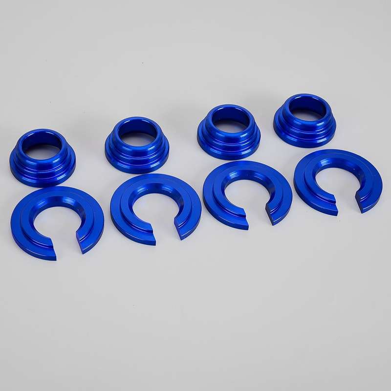 Blue Aluminum Rear Sub Frame Bushing Collars Set Fit For Nissan Maxima 240SX New