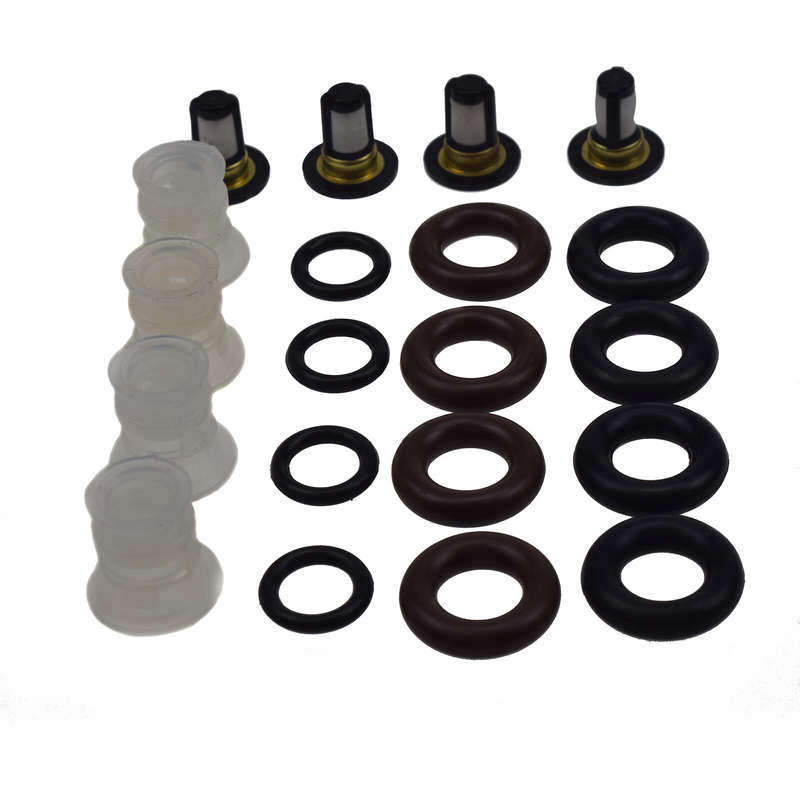 NEW FUEL INJECTOR REPAIR KIT O-RINGS FILTERS SEALS CAPS fit for HONDA Civic CRV