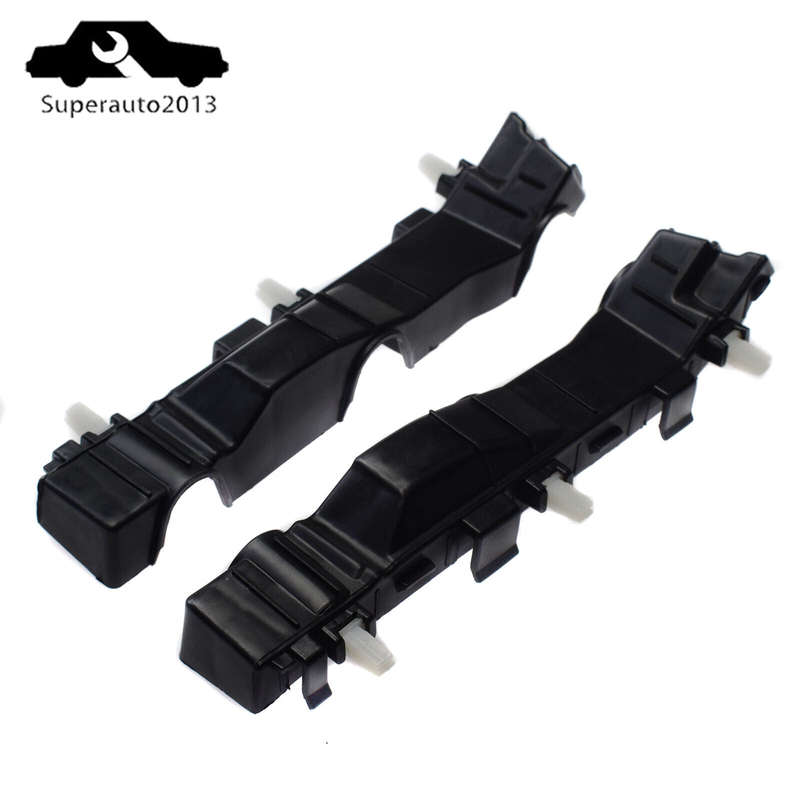 Pair Front Left & Right Bumper Brackets Retainer For 2012-17 Kia Rio 1.6L I4 New