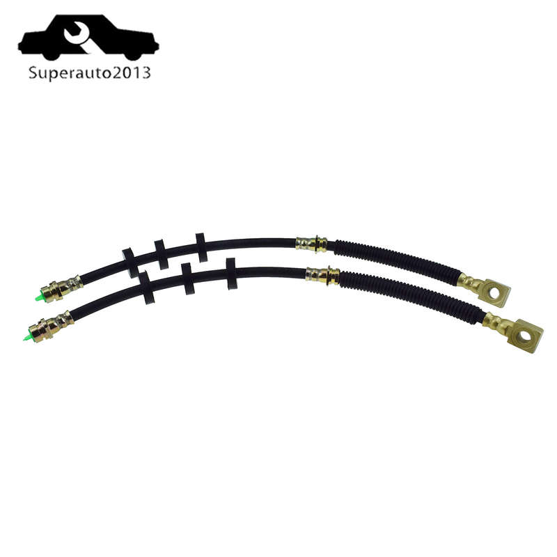 2PCS Brake Hydraulic Hose Front Left & Right For 2008-2011 Ford Focus 2.0L 2.5L
