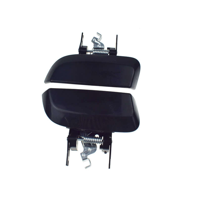 Pair Exterior Door Handle Rear Right & Left Black For 2005-12 Nissan Pathfinder