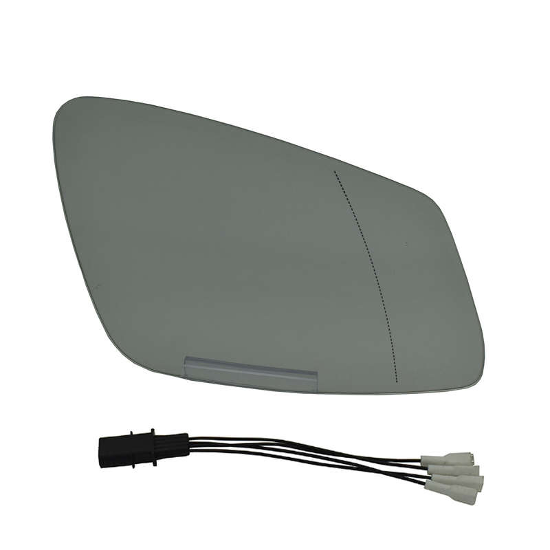 Mirror Glass Right Side Heated W/Wire 4Pins For BMW 5 6 7 E60 F10 F18 GT F07 New