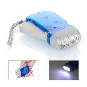 Hand Pressing Flashlight