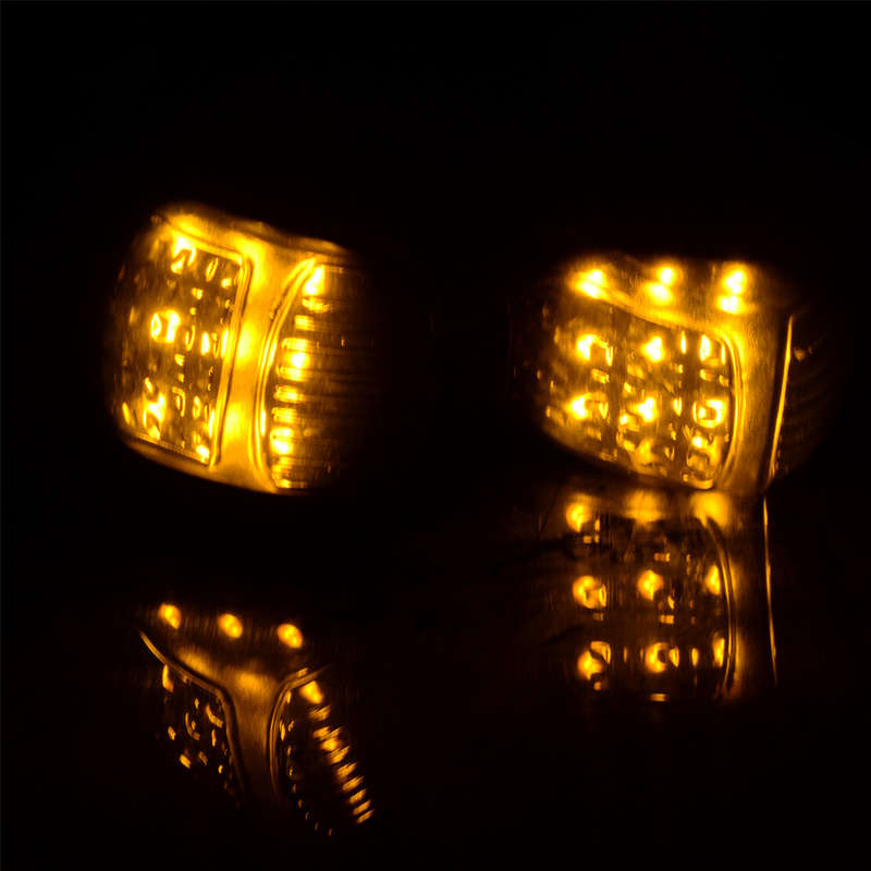 2x LED Turn Signal Indicator Light Motorcycle Scooter Motorbike Universal