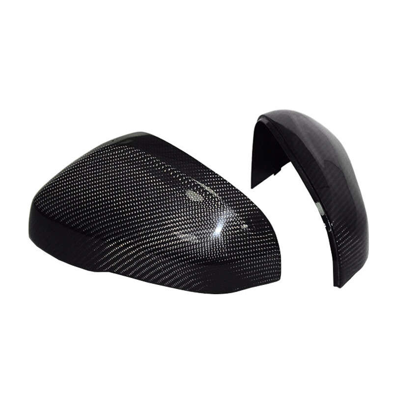 1Pair Carbon Fiber Side Mirror Covers Caps Fit for Volvo S60 V60 V40 11-2017