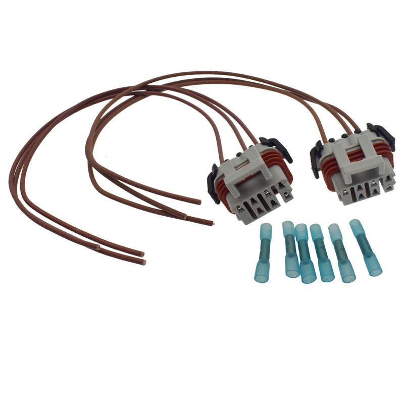 2PCS Headlight Wiring Harness Connector Pigtail for 05-14 Freightliner Columbia