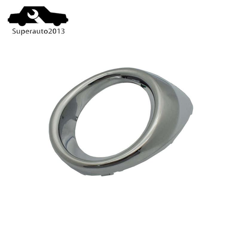 Front Left Bumper Fog Light Lamp Trim Ring Chrome For 2013-15 Lexus ES350 ES300h