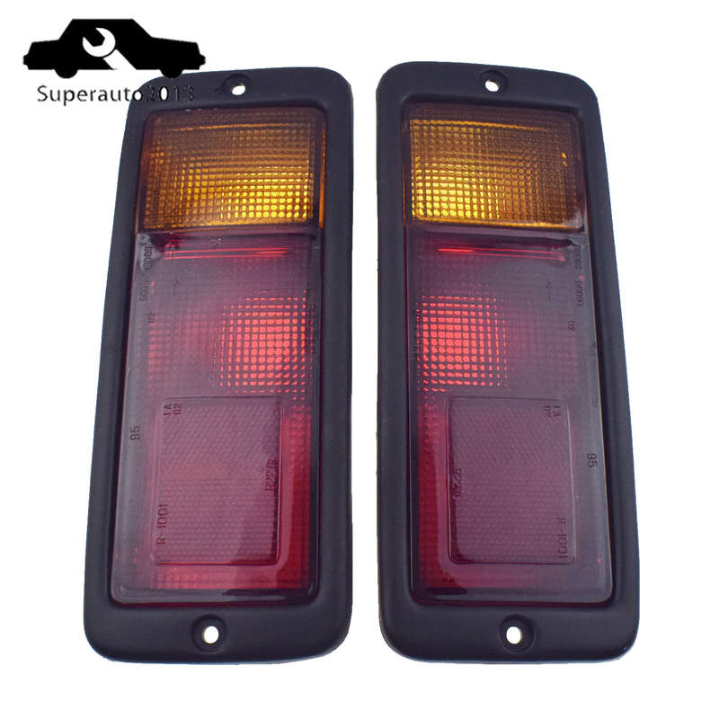 2X Rear Tail Left & Right Bumper Fog Light Lamp For Mitsubishi Pajero 1992-1999