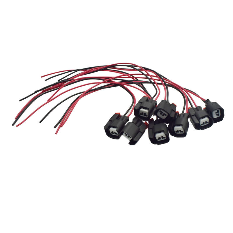 8PCS Fuel Injector Connector Wiring Harness For Wrangler JK TJ, Dodge Jeep New