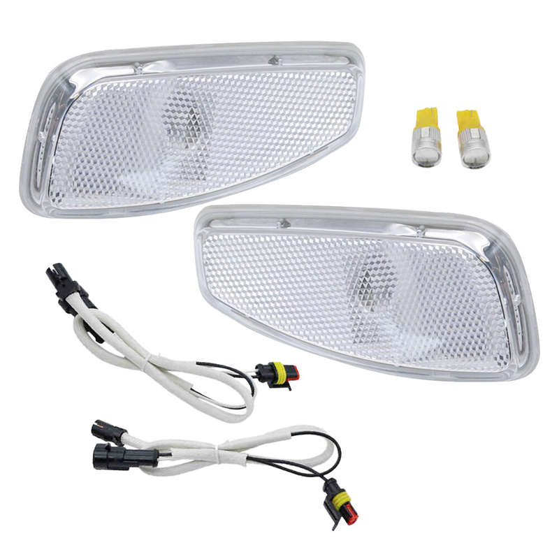 1pair Front LED Side Marker Light Turn Signal Indicator fit for Jeep Renegade