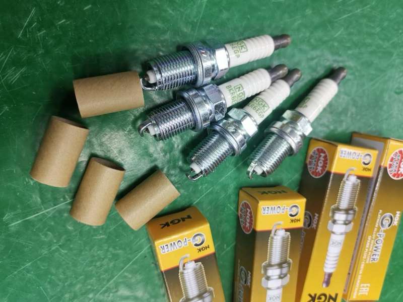4 New BKR6EGP G-POWER Platinum Alloy Spark Plug for BMW For Audi Volvo Saab