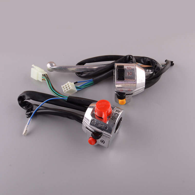 1pair 7/8" Handlebar Lever Switch Set Fit for Honda CB125S 1973-1976 CT90 XL350