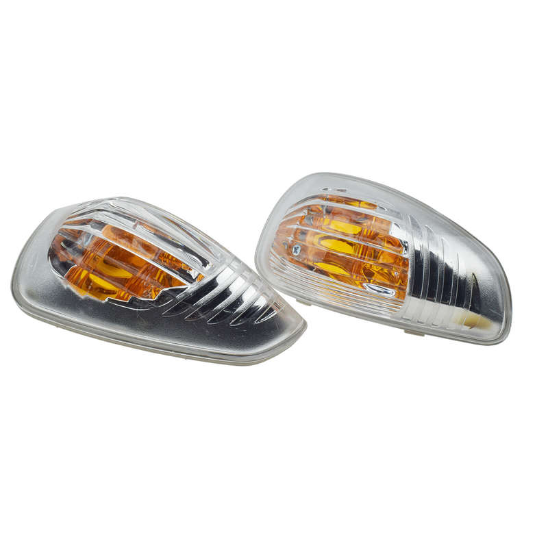 Pair Mirror Indicator Light Lens Left&Right For Nissan Vauxhall RENAULT Opel New