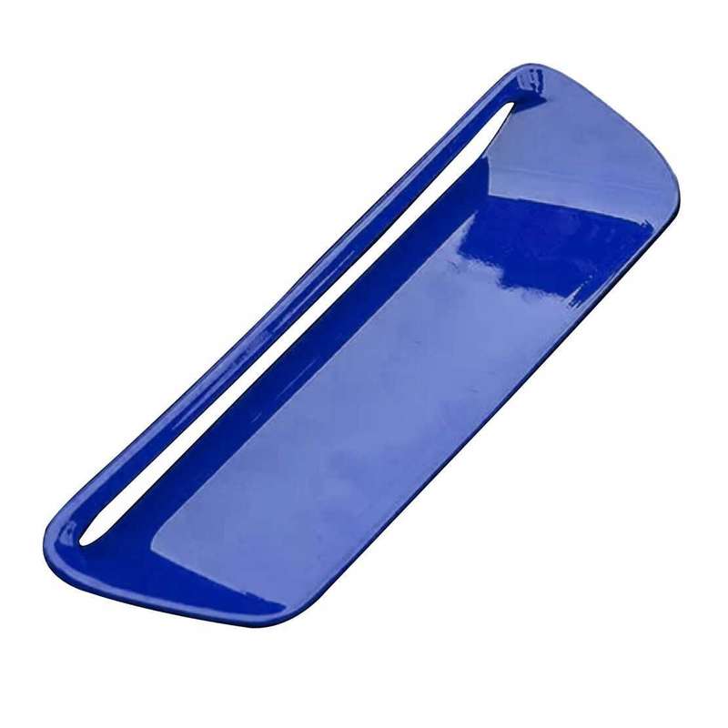 2x Fit For Dodge Challenger 15-22 Blue Hood Vent Air Flow Intake Scoop Cover A3