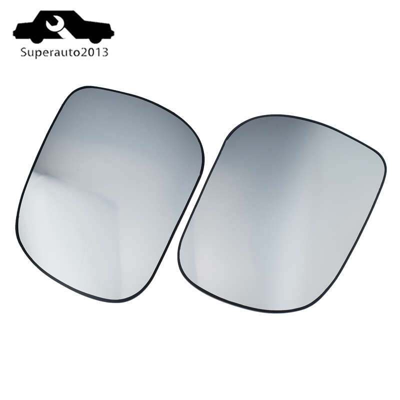 Pair Left & Right Side Mirror Glass Heated w/ Backing For Toyota RAV4 2006-11