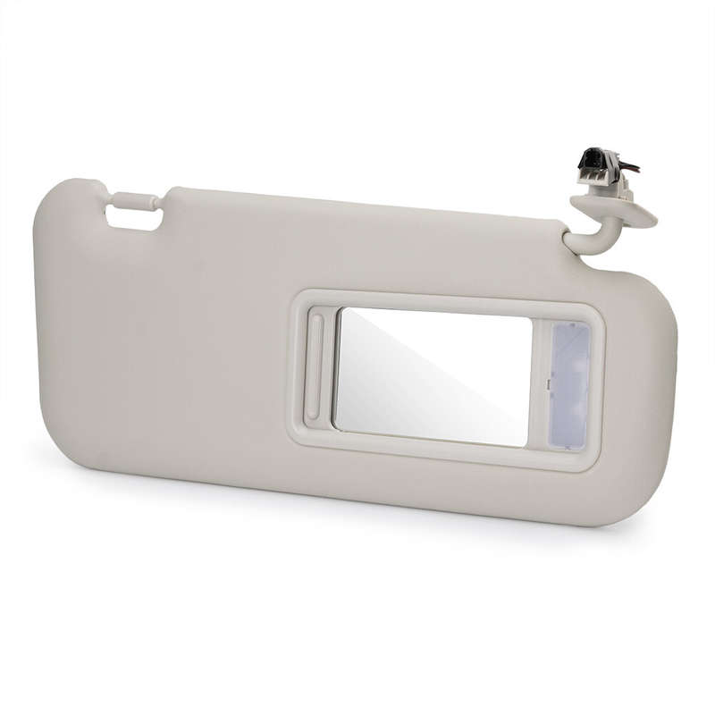 1X For Mazda 3 2010-2013 Right Side Gray Sun Visor With Light BBM369-270C-75