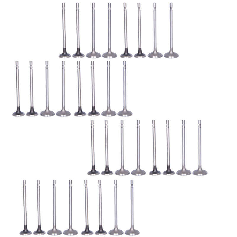 32Pcs Intake & Exhaust Valves For BMW 550i 750i X5 X6 F01 F02 F07 F10 E70 E71