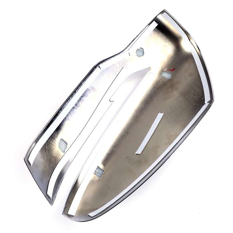 2x Chrome Rearview Mirror Cover Cap Overlay fit for Nissan Rogue X-trail 2014-17