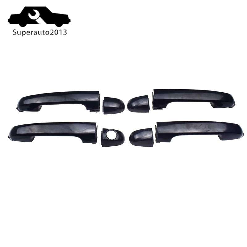 4PCS Front Rear Left Right Exterior Door Handles For Hyundai I20 2008-2015 New