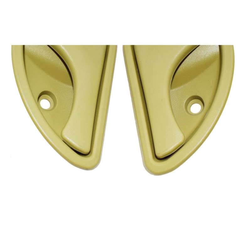 Pair Olive Green For Renault Kangoo Twingo Inside Door Handles Left Right New