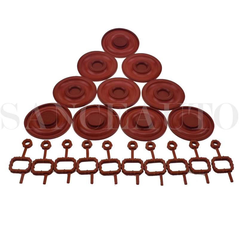 10 X For VW Audi 3.6L 3.2L Engine Valve Cover PCV Valve Seal Diaphragm Membrane