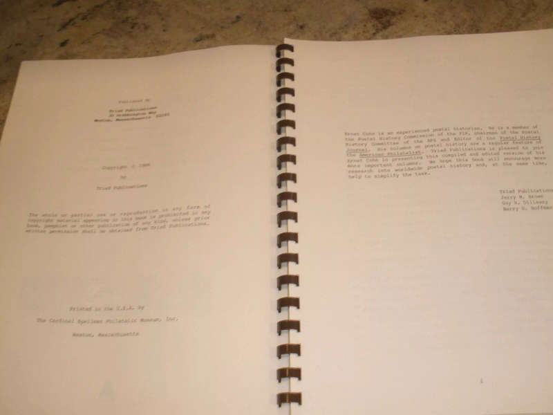 A BOOK OF POSTAL HISTORY