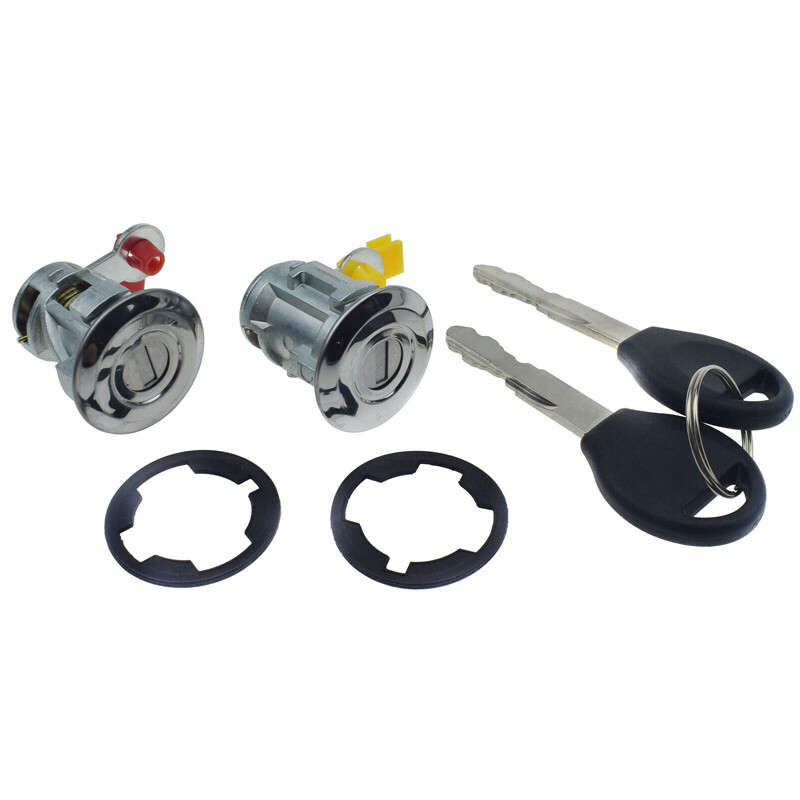 Set Car Door Lock Cylinder Key & Gasket Fit for Nissan Altima Frontier Xterra