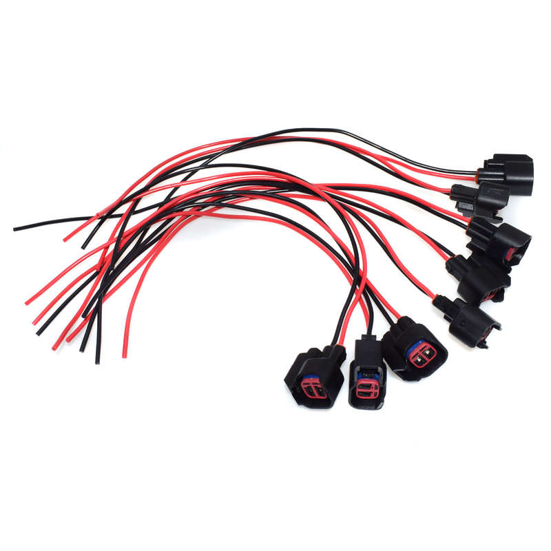 8 X Fuel Injector Harness Connector Pigtail For Ford Lincoln Mercury Jeep 1P1344