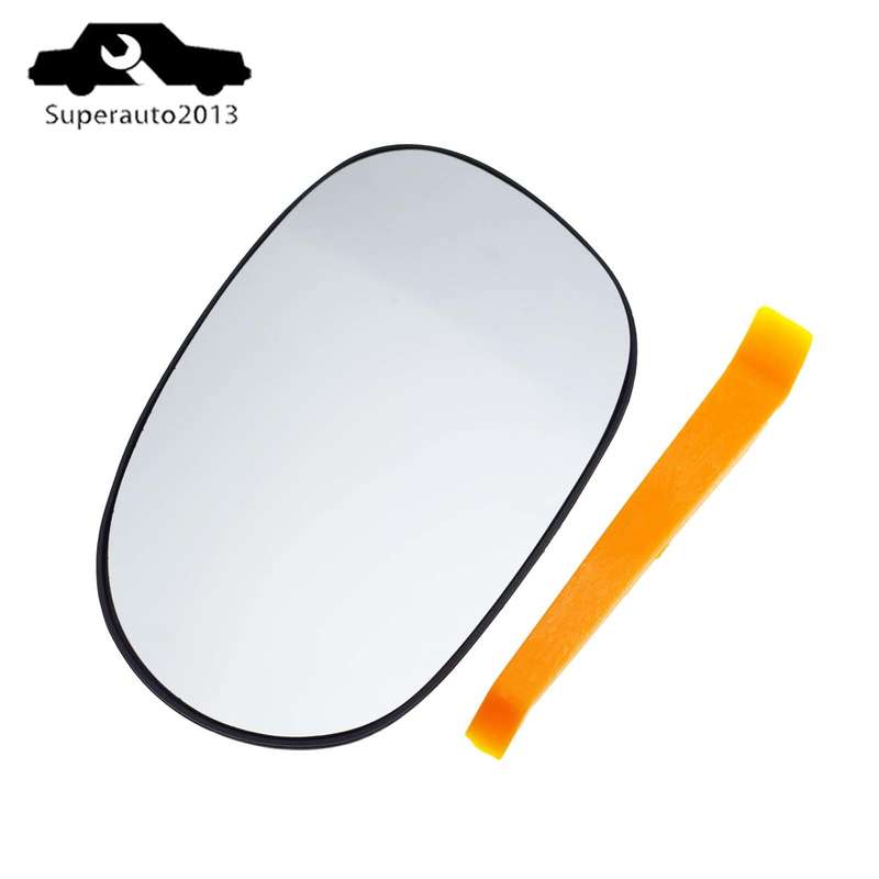 Left Driver Side Heated Mirror Glass For Dodge Challenger 2008-2020 68048447AA